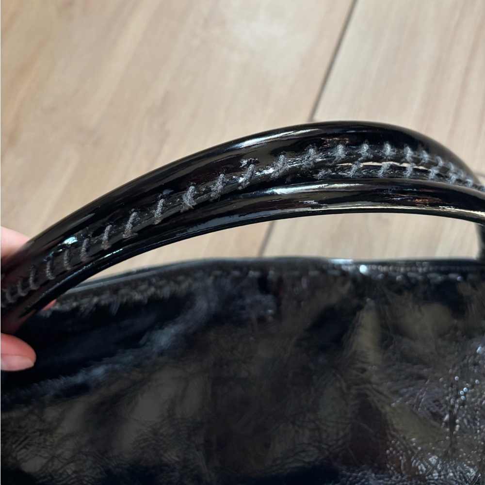 Anya Hindmarch Tassel Tote Bag Black patent leather - Picture 3 of 8